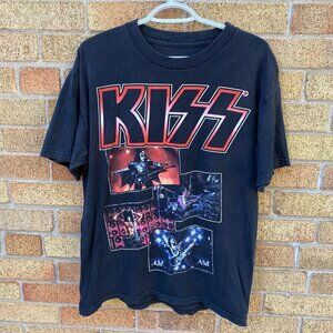 RARE 2009 Kiss Concert Band T Shirt 'If its too loud youre too old' Large